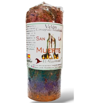 VELÓN con HIERBAS y ACEITE 7 colores SAN LA MUERTE